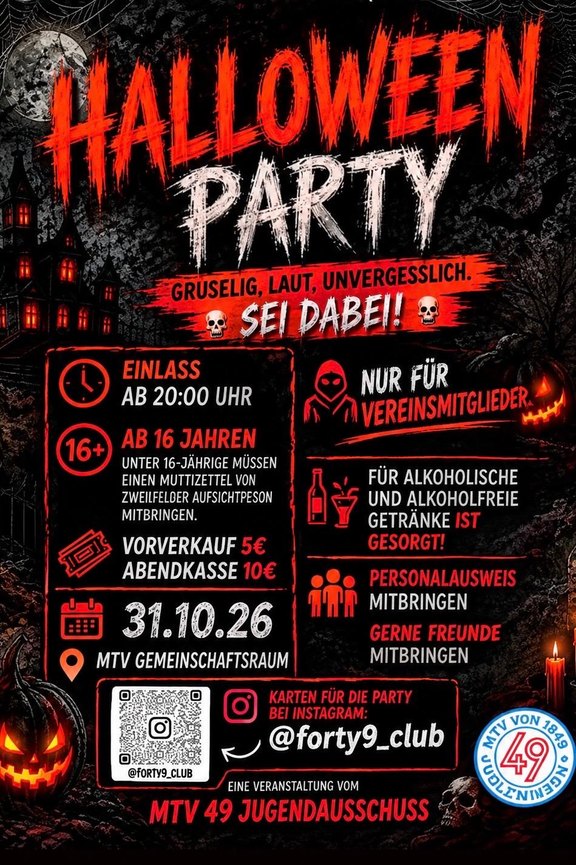 Halloween Party, sei dabei