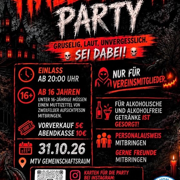 Halloween Party, sei dabei