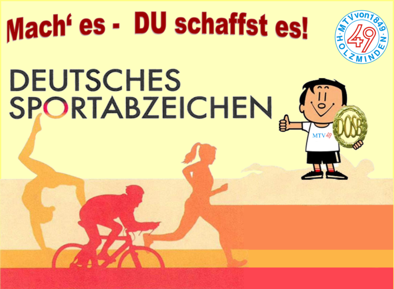 Das Deutsche Sportabzeichen. Mach mit! 