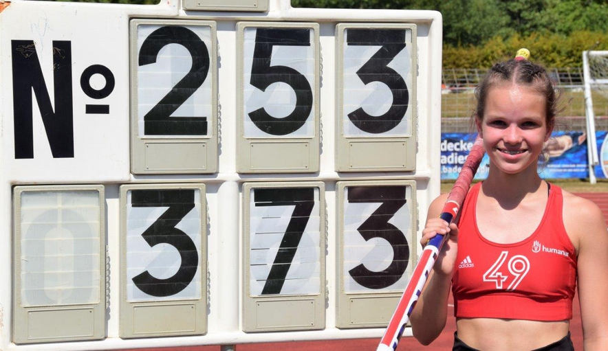 Klara Haerke kratzt am Landesrekord Klara Haerke kratzt am Landesrekord
