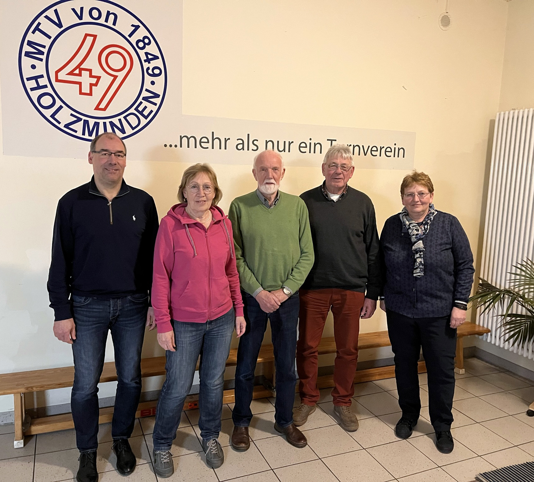 Vorstand mit Geehrten