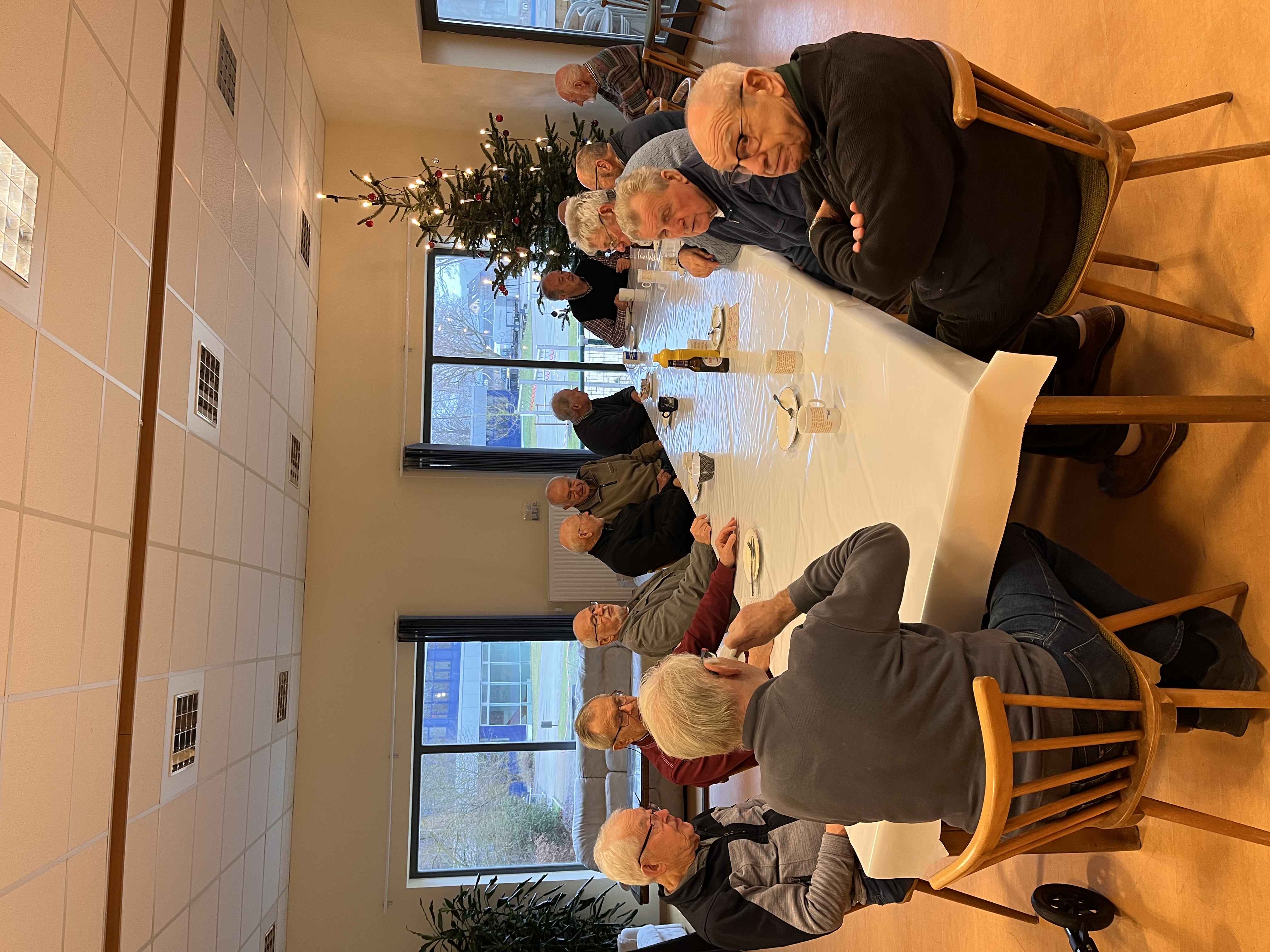 Die Mittwochsgruppe bei ihrem ersten Treffen im neuen Jahr
